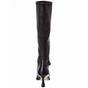 Stuart Weitzman Lori 75 Leather Boot, 9.5, Black