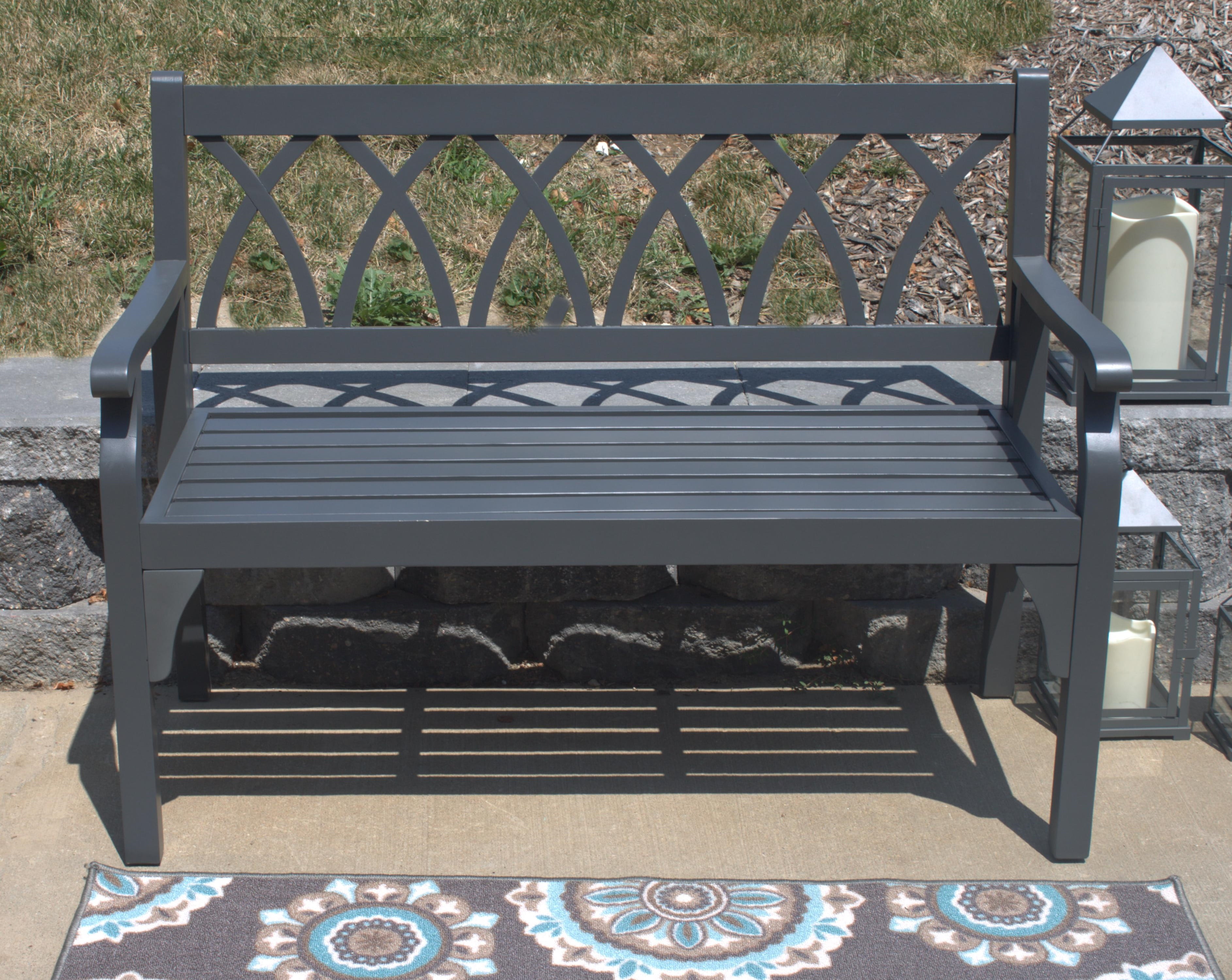 Pebble Lane Living Elegant Hardwood Outdoor 2 Seater Bench ... Pebble Lane Living Elegant Hardwood Outdoor 2 Seater Bench ... on Pebble Lane Living id=50455