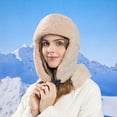thumbnail image 2 of Diufon Women's Plush Warm Hat Ladies Winter Windproof Thickened Hats Fleece Lined Outdoor Ski Cap, 2 of 6