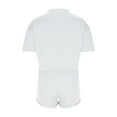 thumbnail image 3 of Birdeem Blouses pour Femmes Pantalons Décontractés à Poches à Bretelles Manches Courtes Col Rond Ensembles de Sport, 3 of 10