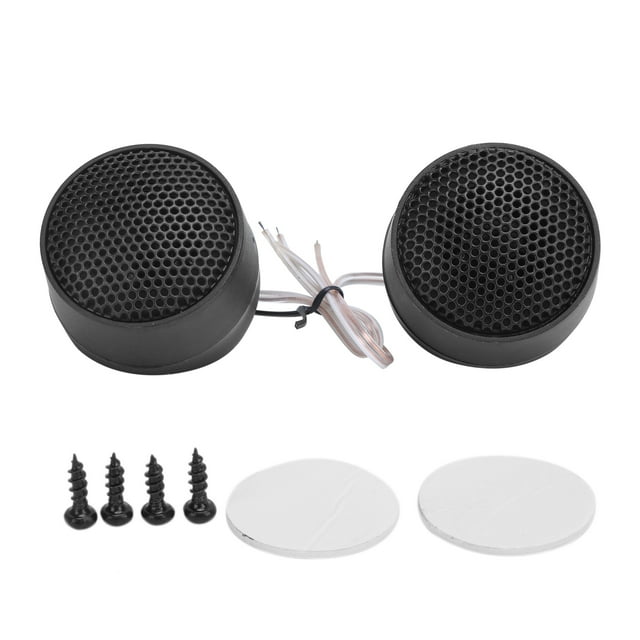 Car Tweeter,1 Pair Dome Tweeter Audio Speaker Car Audio System Meticulously Designed