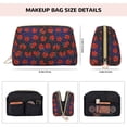 thumbnail image 2 of Red Ladybug Makeup Bag, Large Capacity Travel Cosmetic Bag for Women Girls- Travel Toiletry Bag Leather Portable Waterproof Makeup Case Organizer with Handle, 2 of 4