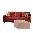 thumbnail image 1 of ACME Cleavon II Sofa w/2 Pillows - - Red Linen, 1 of 2
