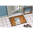 thumbnail image 2 of Carolines Treasures SS4887JMAT 24 X 36 In. White Boxer Wipe Your Paws Indoor Or Outdoor Mat, 2 of 4