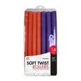 thumbnail image 2 of Donna Soft Twist Roller, 10 Inch Long 7918 Purple and Orange, Packaging May Vary, 14 Ea, 2 of 2