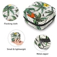 thumbnail image 3 of Hand Drawn Palm Trees Ocean Waves Pattern Sanitary Napkin Storage Bag, Zipper Menstrual Cup Pouch Feminine Menstruation First Period Pads Holder for Girls Women Ladies, 3 of 6