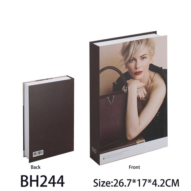 Luxury Fashion Decorative Fake Book Simulation Book Box Photography Prop Coffee Table Model Room Hotel Villa Home Decor Ornament