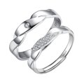 thumbnail image 1 of 2 Rings Couple Rings Cool Copper Ring With Adjustable Knot Opening Copper RingThe Best Gift for A Loved One, 1 of 1