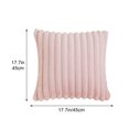 thumbnail image 3 of Guanhe Pillowcases Standard Plain 18x18Inches, Winter Soft Plush Sofa Pillowcase Bedroom Cushion Cover for Living Room Sofa Patio Funiture Garden, 3 of 8