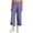 Lavender Blue, variant on Solid Tulip Pants For Women, Zumba Dance Jersey Crop Pants