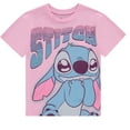thumbnail image 2 of Disney Girls Lilo and Stitch Biker Shorts and T-Shirt- Little and Big Girls Sizes 4-16 Pink, 2 of 7