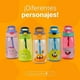 thumbnail image 2 of Botella de Agua para Niños 473ml Calabacín | Con Funda, 2 Tapas, 2 Popotes y Cepillo | Libre de BPA | B Life, 2 of 6