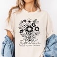 thumbnail image 2 of Mother Plants Seeds of Love Graphic T-Shirt - Floral Mom Tee for Women, Inspirational Family Apparel, Mother's Day Shirt, Gift for Mothers, 2 of 7
