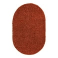 thumbnail image 4 of Unique Loom Solid Shag Collection Area Rug (3' 1" x 5' 3" Oval Terracotta), 4 of 7