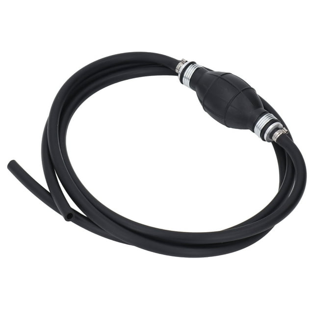 Manual Fuel Transfer Pump, Flexible Hand Siphon Pump with Rubber Hose, Oil Resistant for Automotive Boat Motorcycle, Portable Liquid Transfer Pump
