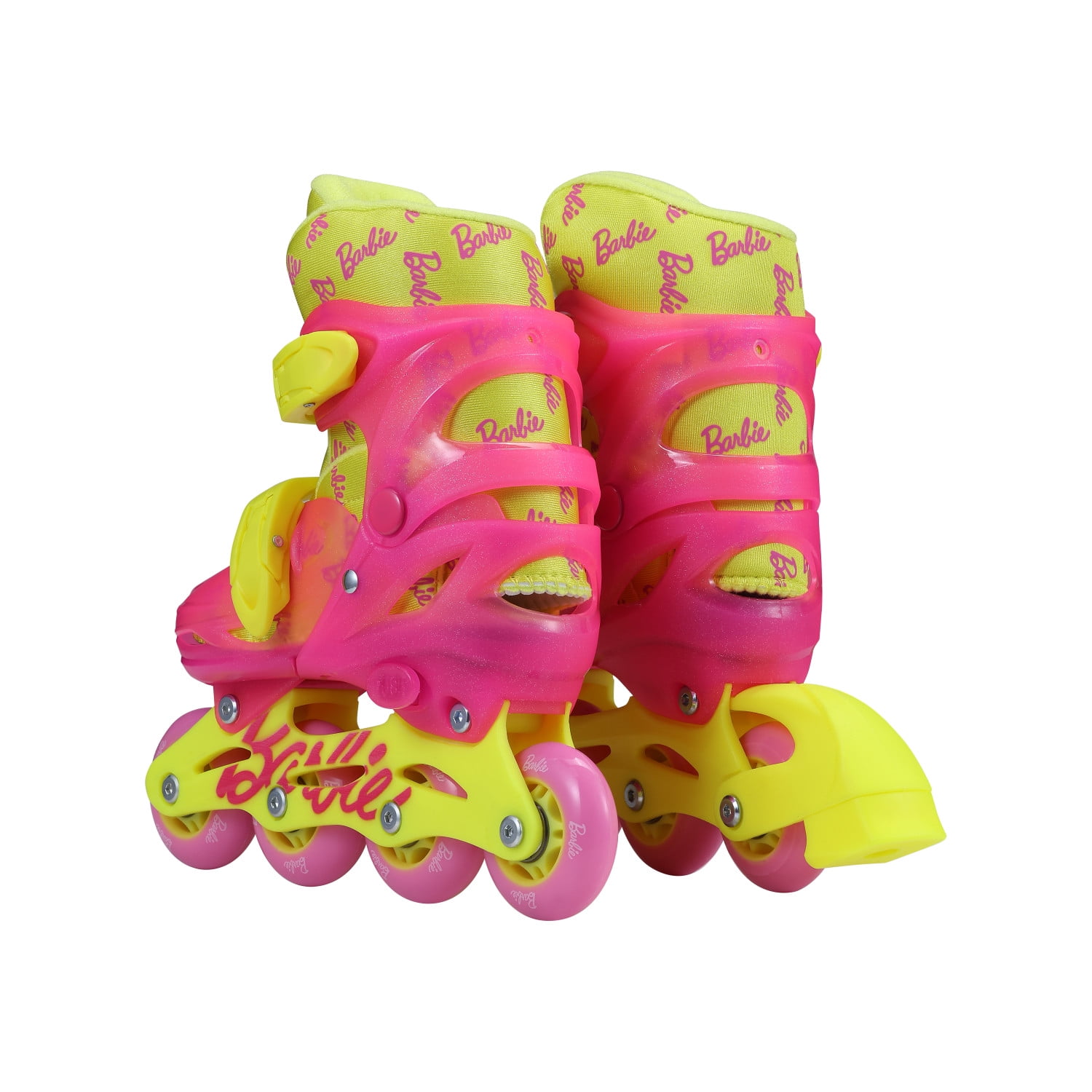 Barbie 2-in-1 roller n Inline skates- Pink Size 12-2