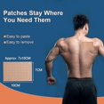 thumbnail image 3 of Paquete de 60 parches de yeso para aliviar el dolor con tratamiento térmico, alivio del dolor duradero durante 24 horas para la espalda, la rodilla, el cuello y los hombros, 3 of 5
