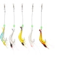 thumbnail image 1 of EeaseMX señuelos biónicos para pesca de camarones, cebos artificiales con anzuelo (color de simulación + rojo camarón + transparente + blanco luminoso + amarillo), 1 of 7