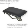 thumbnail image 3 of Seachrome Ssb-280150-N Signature 28" Wall Mounted Folding Shower Seat - Black, 3 of 7