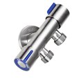 thumbnail image 2 of MasteelfCA Bathroom Washing Machine Faucet Double Handle Stainless Steel Cold Water Faucet, 2 of 7