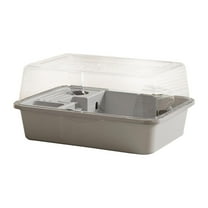 Stgfyxgs Large Hamster Cage Exercise Playing House Transparent Ventilation Small Animal Cage Hamster Enclosure for Guinea Pigs Gerbils grey