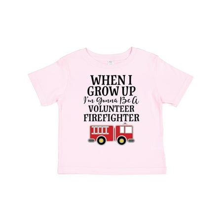 

Inktastic Firefighter Volunteer Fireman Gift Toddler Boy Girl T-Shirt
