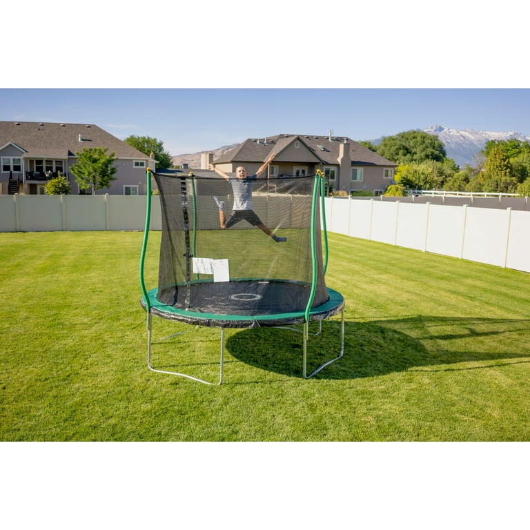 Bounce Pro 10' Trampoline with Flash Light Zone & Bungee Cords