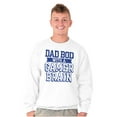 thumbnail image 3 of Dad Bod Video Gamer Brain Geek Nerd Men's Crewneck Sweatshirt Brisco Brands M, 3 of 6