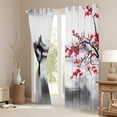 thumbnail image 3 of Castle Fairy Sakura Blackout Curtains Set of 2 (52x84 Each),Japanese Window Curtains, 3 of 6