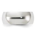 thumbnail image 3 of Sterling Silver 8mm Half Round Size 5 Band, 3 of 7