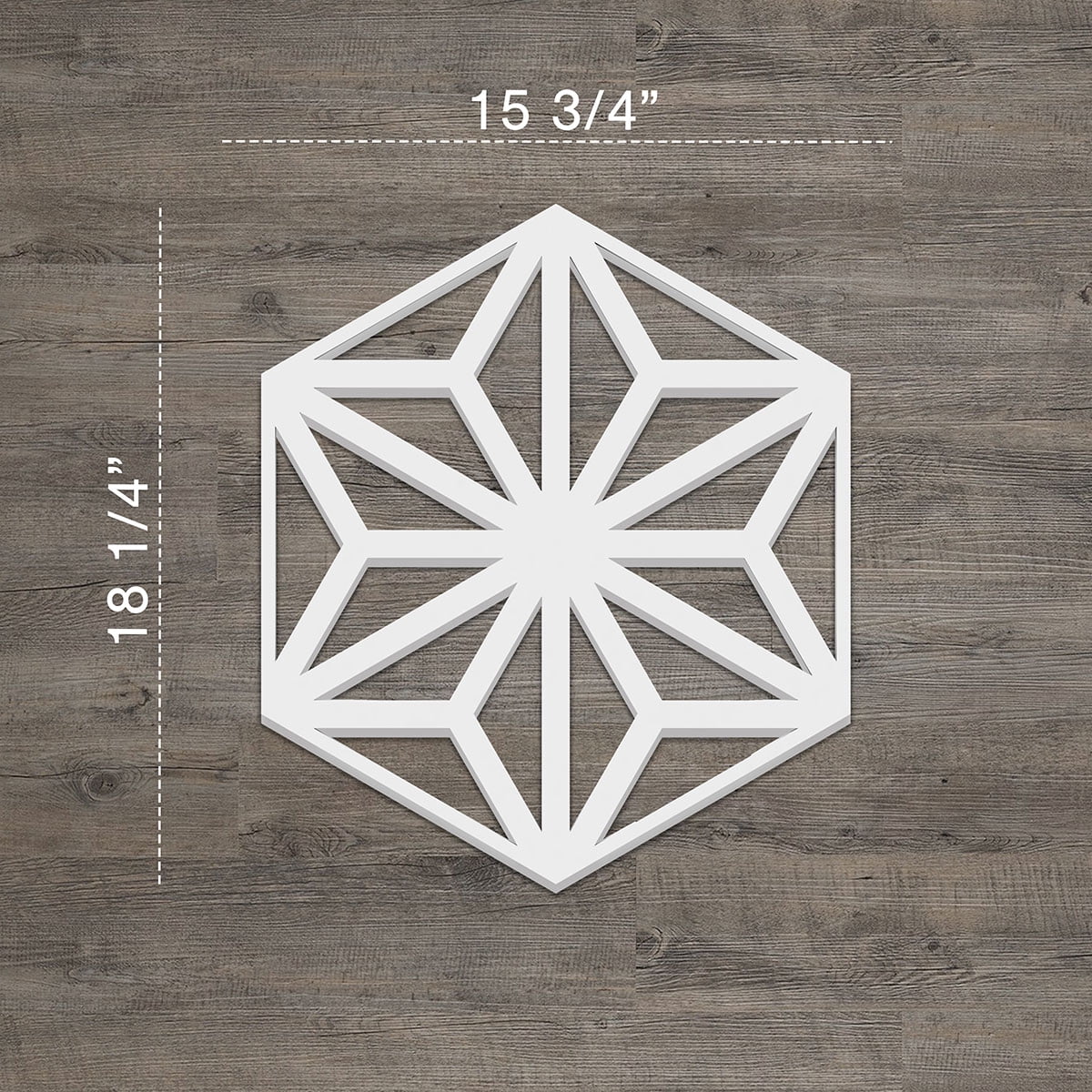 Medium Hampton Decorative Fretwork Wall Panels in Architectural Grade PVC