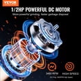 thumbnail image 2 of VEVOR Garbage Disposal 1/2 HP Continuous Food Waste Disposer 3450RPM EZ Connect Corded, 2 of 9