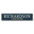 thumbnail image 2 of Lake House Last Name Novelty Decor, Metal Wall Sign - 4x18 Inches, 2 of 4