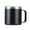 Black, variant on 14 oz Coffee Mug, Vacuum Insulated Camping Mug with Lid, Double Wall Stainless Steel Travel Tumbler Cup, Thermal Coffee Mug