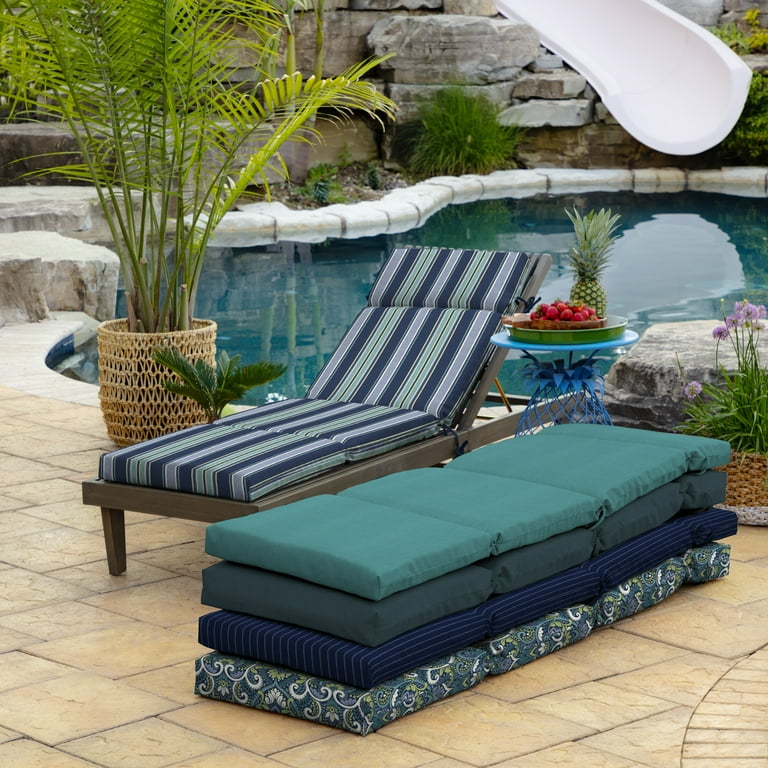 Arden Selections Blue Lounge Chair Cushions ARDEN SELECTIONS