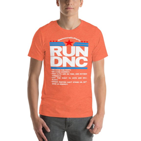 RUN DNC Democratic Party Campaign Design Unisex t-shirt