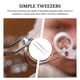 thumbnail image 2 of EeaseMX 2 pinzas ajustables multiusos de acero inoxidable para joyería (plateadas), 2 of 7