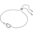 thumbnail image 2 of Swarovski Infinity Heart Jewelry Collection, Necklaces And Bracelets, Rose Gold Rhodium Tone Finish, Clear Crystals, 2 of 4
