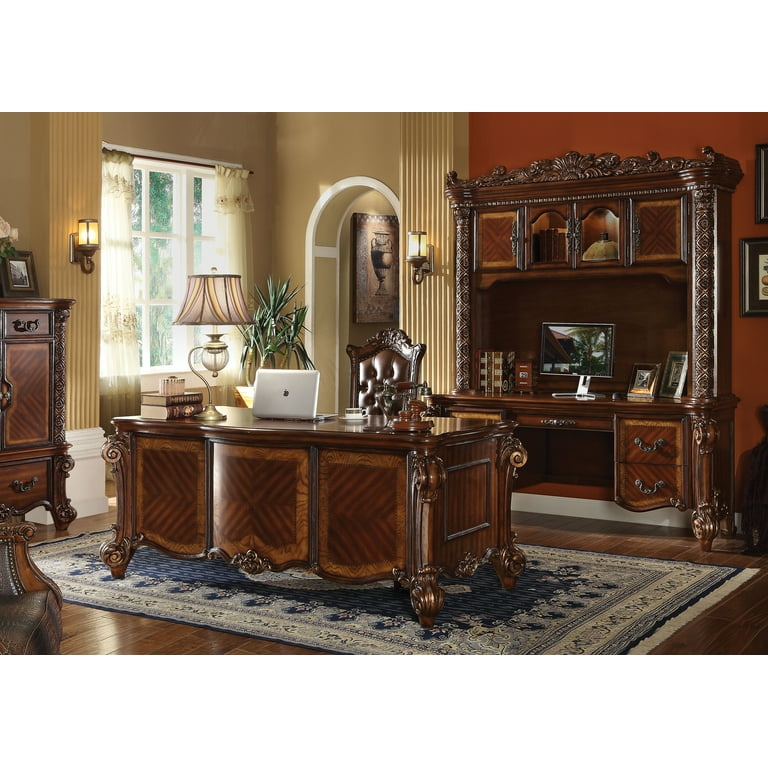 Acme Vendome Executive Desk, Cherry - Walmart.com