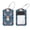 multicolored 1, variant on 2 PCS Luggage Tag for Suitcase Bag Tags for Backpacks Baggage Handbag School Instrument Tag Label, Skull Spiderweb Pattern