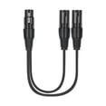thumbnail image 3 of Cable Divisor XLR, 3 Pin Hifi De De Sonido Hifi A Doble Hombre 20 AWG 4N OFC Claridad De Señal Máxima Cable De Parche XLR Para Estudio, 3 of 7