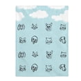 thumbnail image 4 of Couverture en Peluche Chats et Chiens en Pluie, 4 of 4