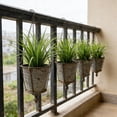 thumbnail image 5 of Artificial Green Plants 6 Pack Artificial Grass Stems, Large Plastic Faux Greenery Bushes, Flexible Bendable Bionic Leaves for Vase, Floral Arrangements, Indoor Outdoor Decor, 5 of 6