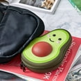 thumbnail image 5 of It'S Academic Avocado Pencil Case School Supply Bag With Mesh Pocket, Cute Design, 5 of 5