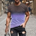 thumbnail image 2 of Birdeem Chemises pour Hommes Hommes Imprimé Fallow Col Rond T-Shirt Décontracté Mode Manches Courtes, 2 of 12