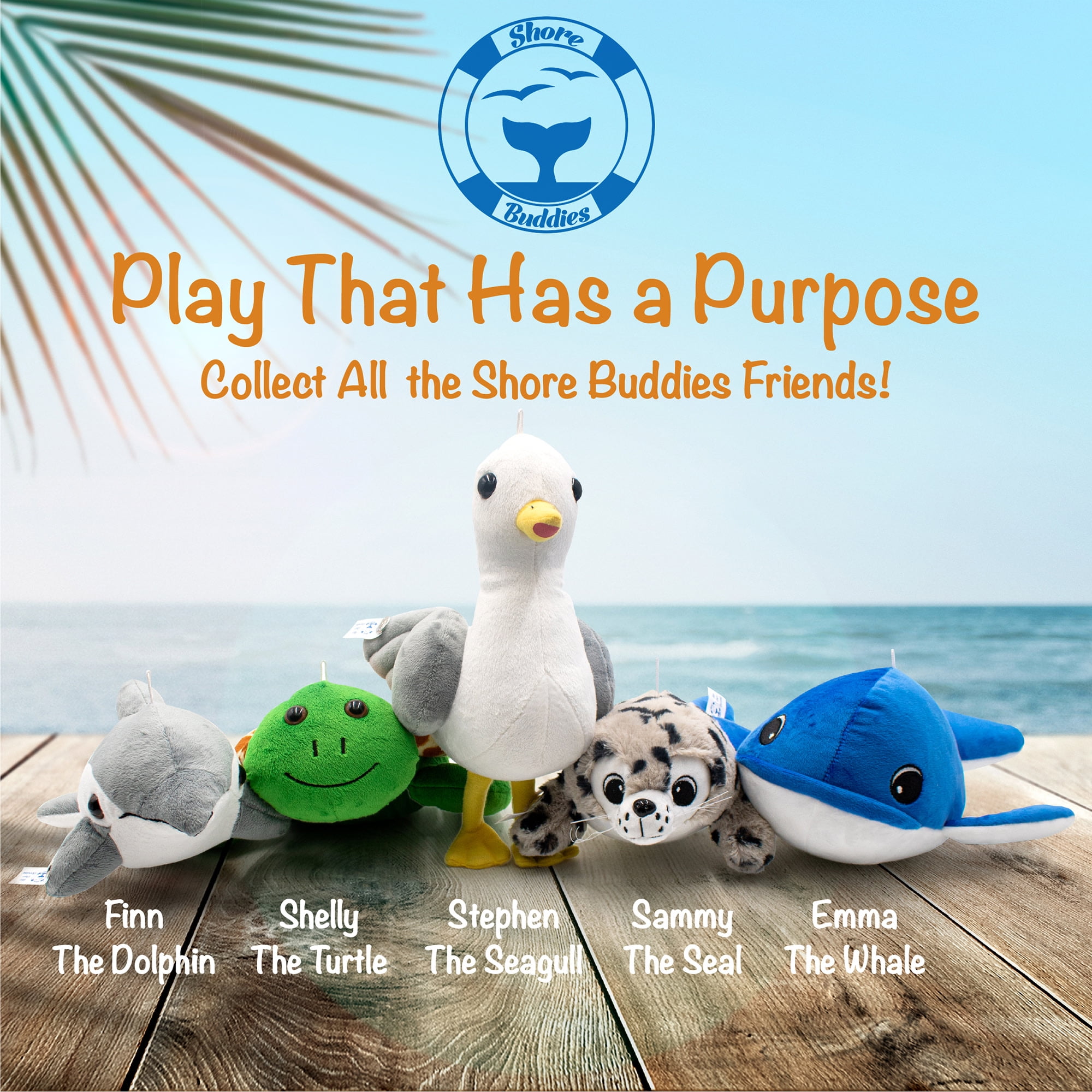 Shelly The Sea Turtle 12" Stuffed Plush Toy w/ Authentic Animal Sounds, for Kids Babies & Toddlers