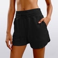 thumbnail image 2 of COMVALUE Women's Athletic Running Shorts 5" Quick Dry Workout Hiking High Waisted Active Exercise (Black, XS), 2 of 5