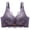 Purple, variant on Darzheoy Wire-Free Bra for Women Plus Size Sexy Lace Printing Non-Steel Bowknot Underwear Bra Bras for Women High Support 34BC