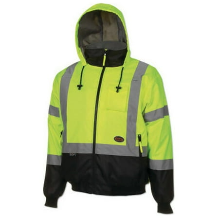 Pioneer Pioneer - Waterproof Bomber Jacket - Hi-Viz Yellow/Green - Size XL