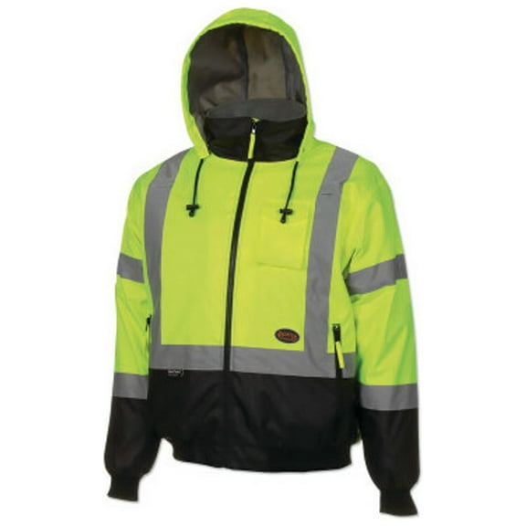 Pioneer Pioneer - Waterproof Bomber Jacket - Hi-Viz Yellow/Green - Size XL